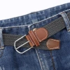 Wholesale of popular casual women's belts, fashionable multi-color and versatile elastic pin buckle belts, and men's elastic woven belts Application Scenario
